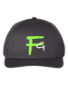 Grey Green Frenzy Hat